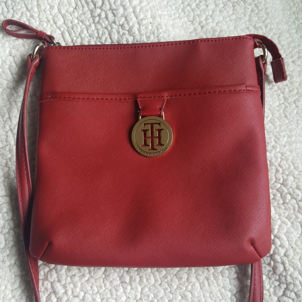 Tommy Hilfiger red Crossbody purse